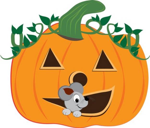 Picture of Pumpkin Mouse SVG File