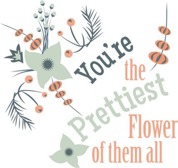 Picture of Prettiest Flower SVG File
