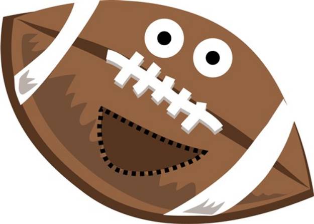 Picture of Funny Football SVG File
