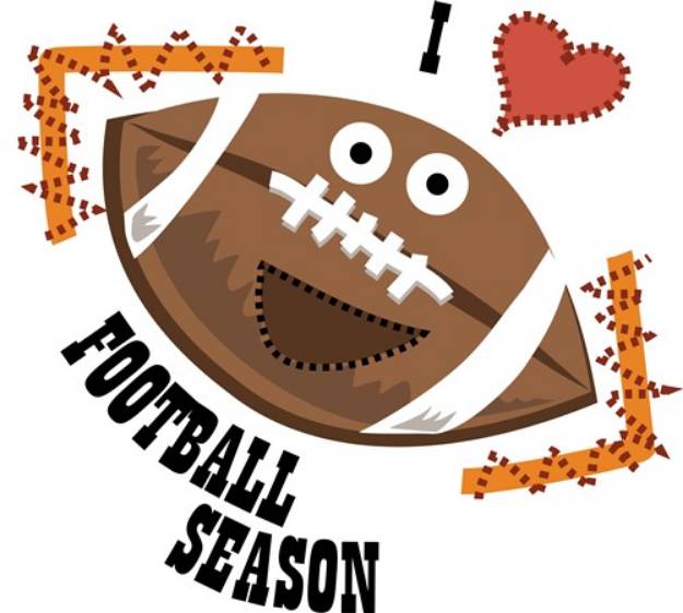 Picture of Football Season SVG File