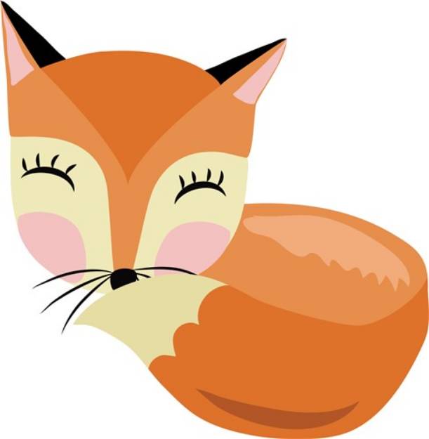 Picture of Shy Fox SVG File