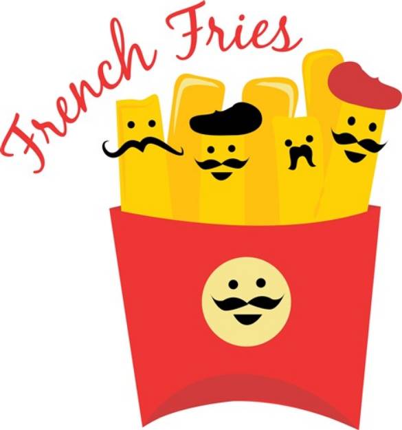 Picture of French Fries SVG File