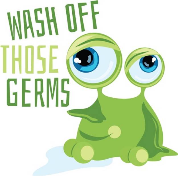 Picture of Wash Off Germs SVG File
