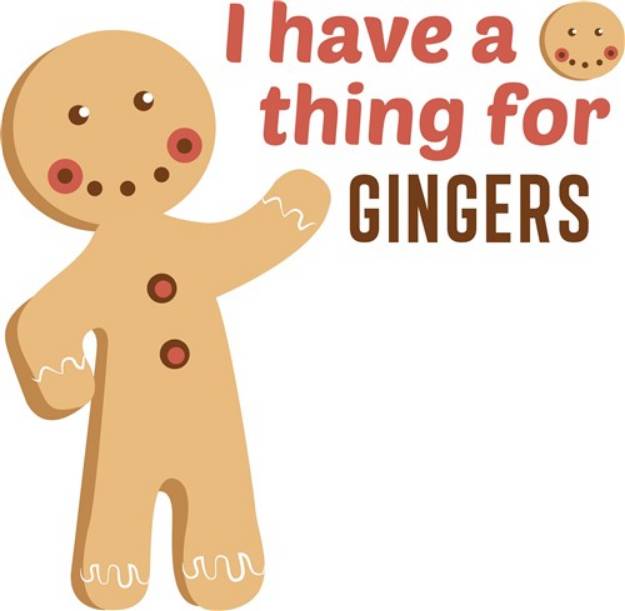 Picture of A Thing For Gingers SVG File