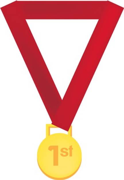 Picture of 1st Place Medal SVG File