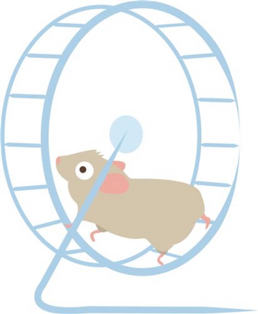 Picture of Hamster Wheel SVG File