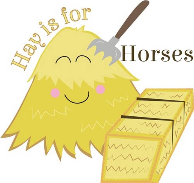 Picture of Hay For Horses SVG File