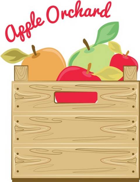 Picture of Apple Orchard SVG File
