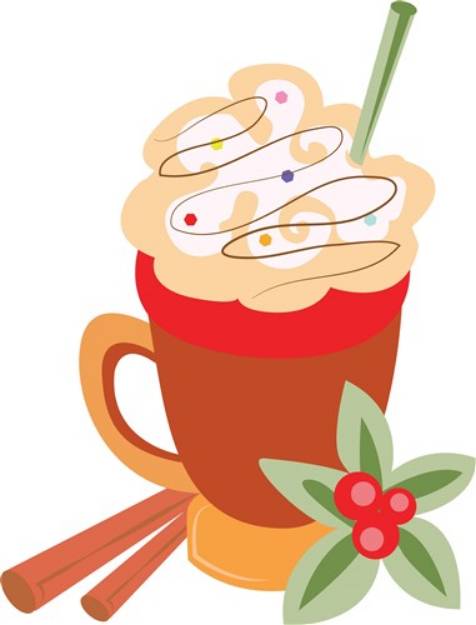 Picture of Latte Drink SVG File