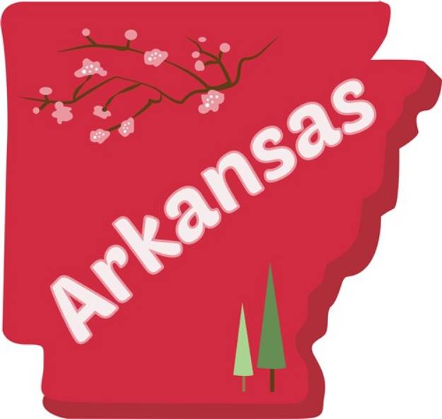 Picture of Arkansas SVG File