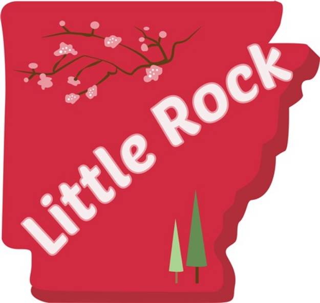 Picture of Little Rock SVG File