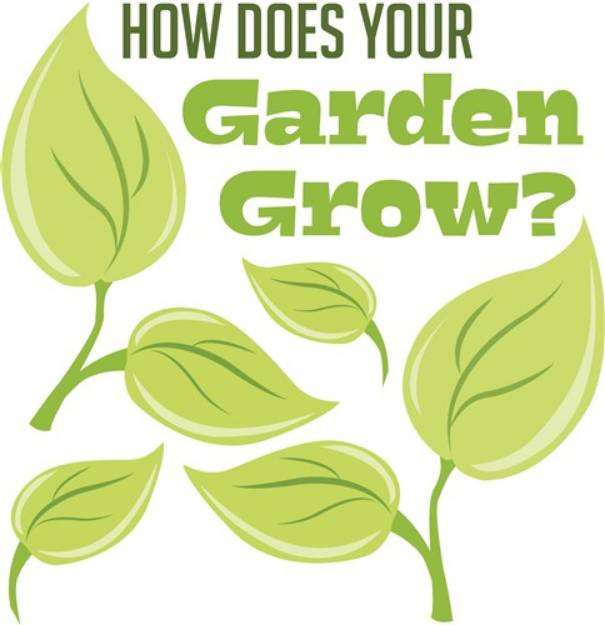 Picture of Garden Grow SVG File