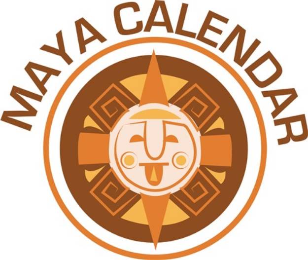 Picture of Maya Calendar SVG File