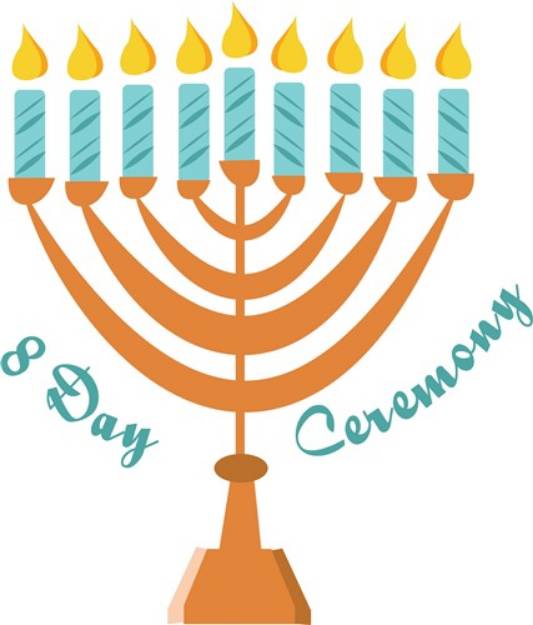 Picture of 8 Day Ceremony SVG File
