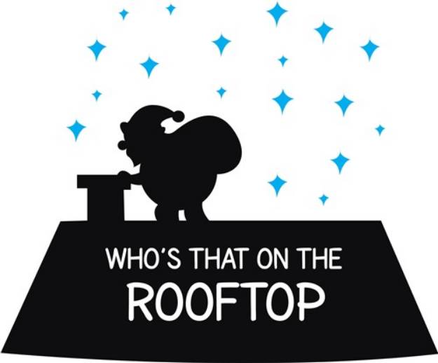 Picture of Whos On Rooftop SVG File