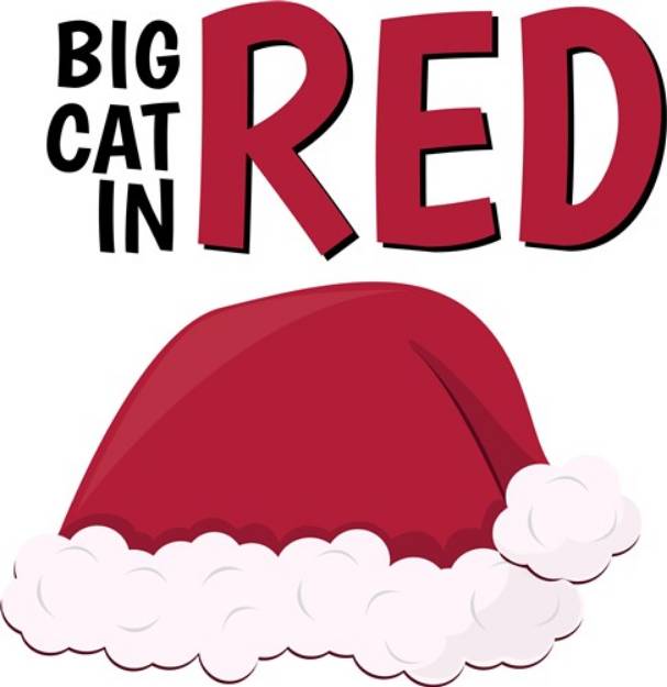 Picture of Cat In Red SVG File