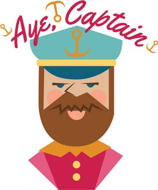 Picture of Aye Captain SVG File