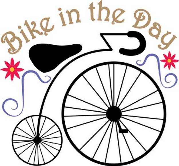Picture of Bike In The Day SVG File
