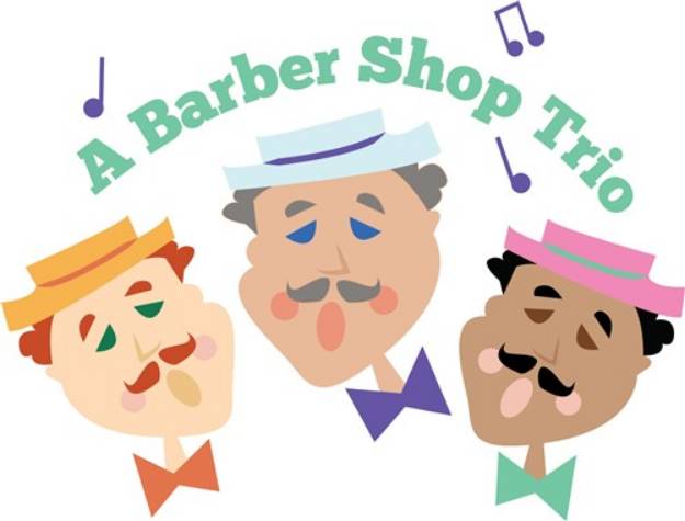 Picture of Barber Shop Trio SVG File