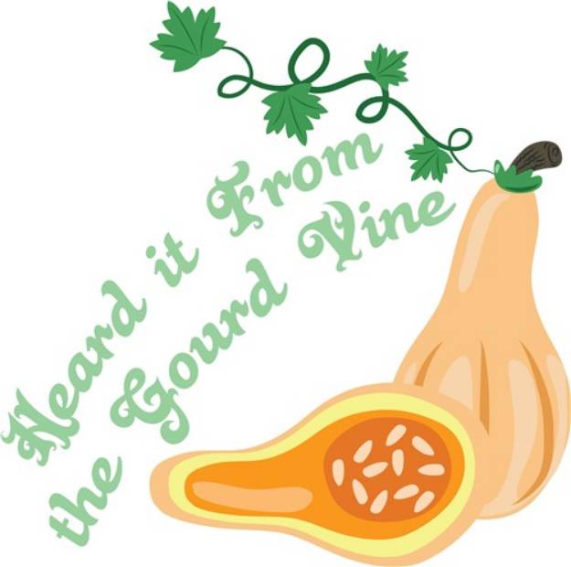Picture of The Gourd Vine SVG File