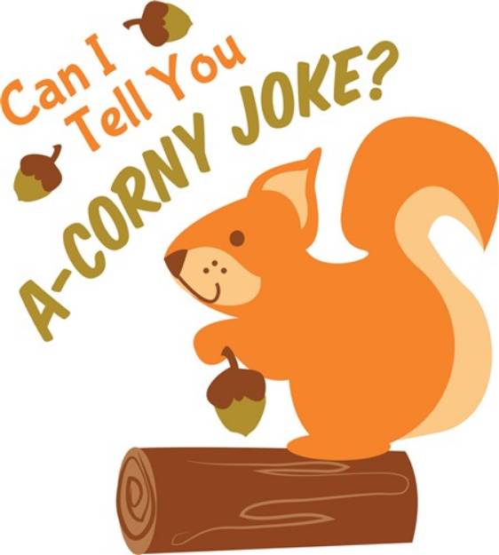 Picture of A Corny Joke SVG File