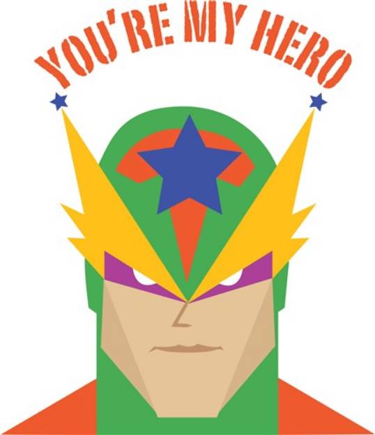 Picture of Youre My Hero SVG File