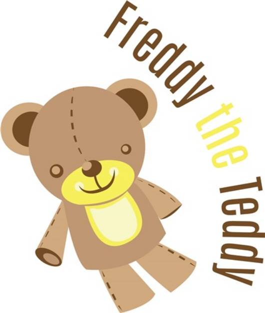 Picture of Freddy The Teddy SVG File