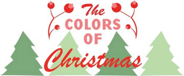 Picture of Colors Of Christmas SVG File