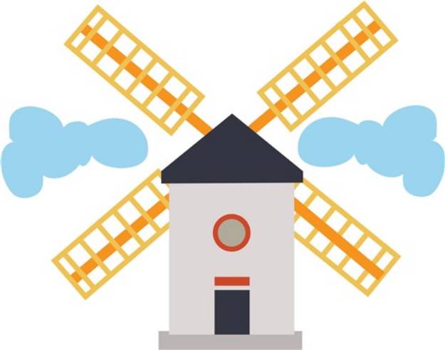 Picture of Windmill SVG File
