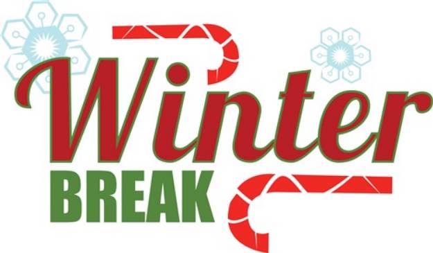Picture of Winter Break SVG File