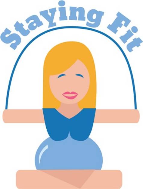 Picture of Staying Fit SVG File