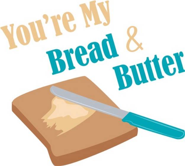 Picture of Bread & Butter SVG File