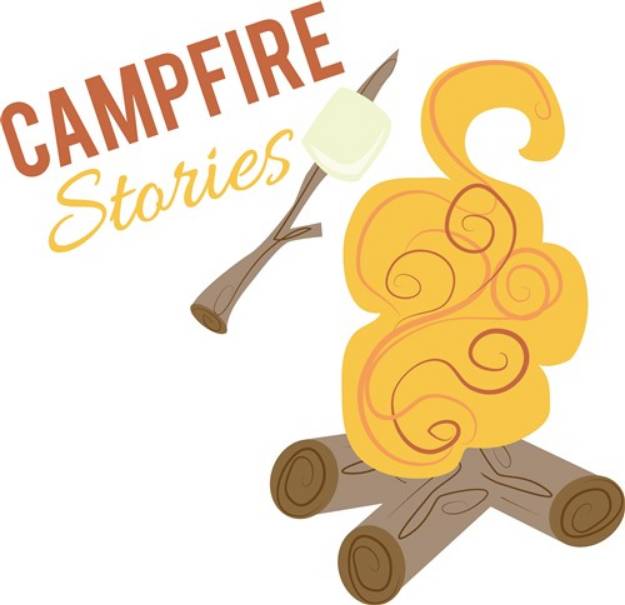 Picture of Campfire Stories SVG File