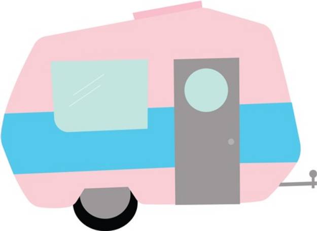 Picture of Camping Trailer SVG File