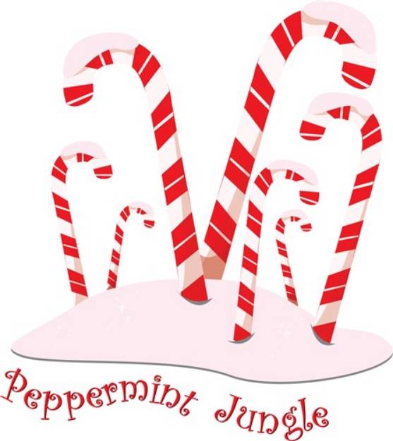 Picture of Peppermint Jungle SVG File
