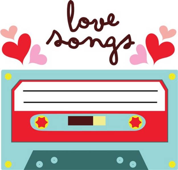 Picture of Love Songs SVG File