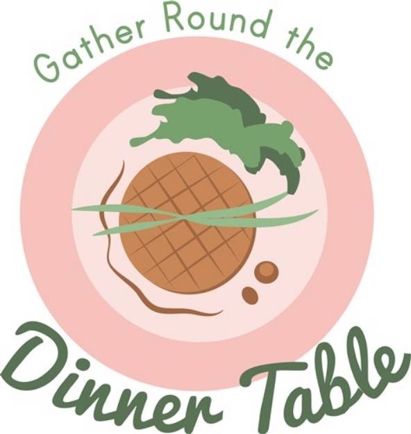 Picture of Dinner Table SVG File