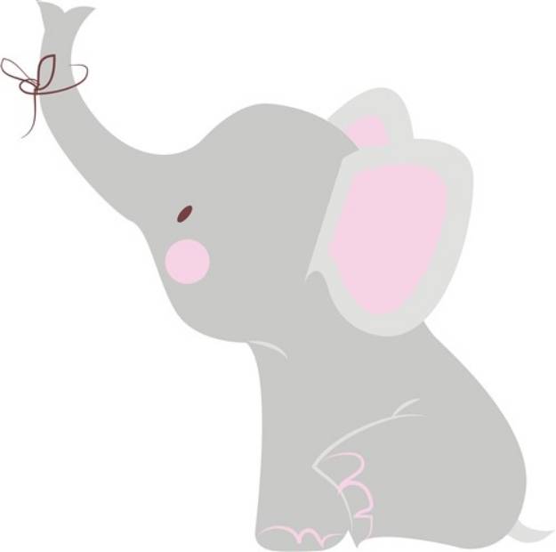 Picture of Little Elephant SVG File