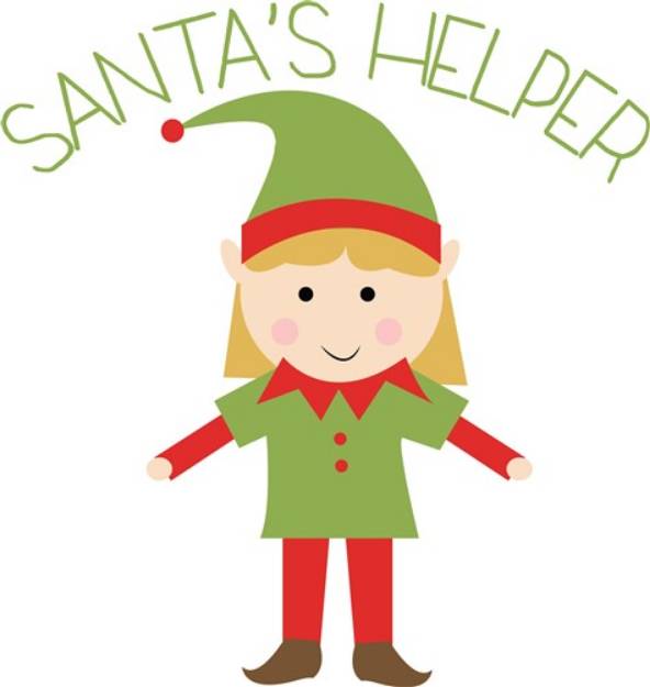 Picture of Santas Helper SVG File
