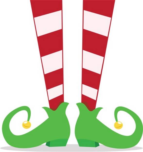 Picture of Elf Feet SVG File