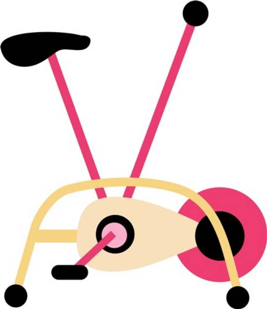 Picture of Exercise Bike SVG File