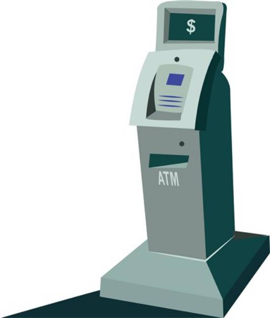 Picture of ATM Machine SVG File