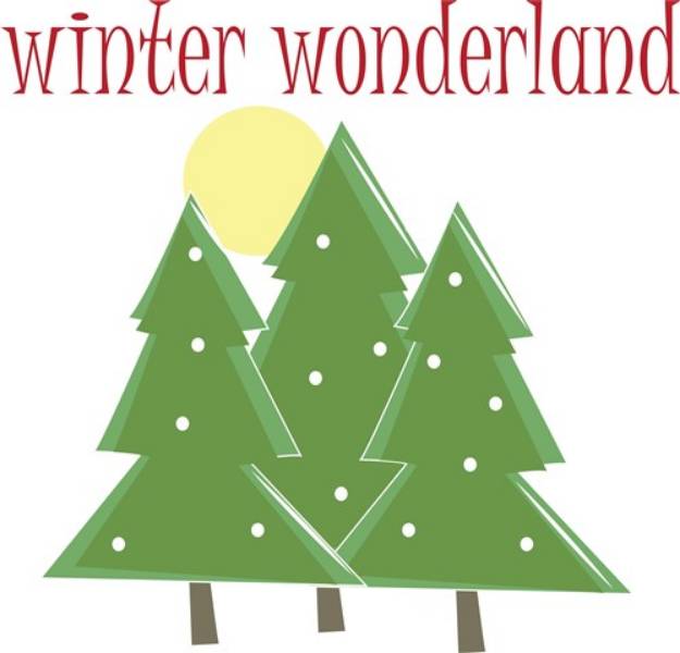 Picture of Winter Wonderland SVG File