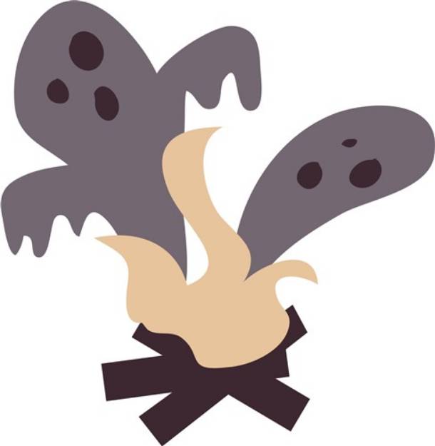 Picture of Campfire Ghosts SVG File