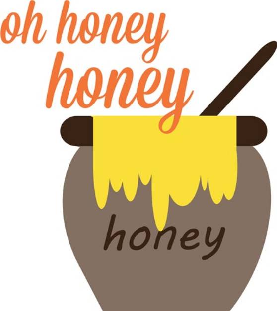 Picture of Oh Honey SVG File