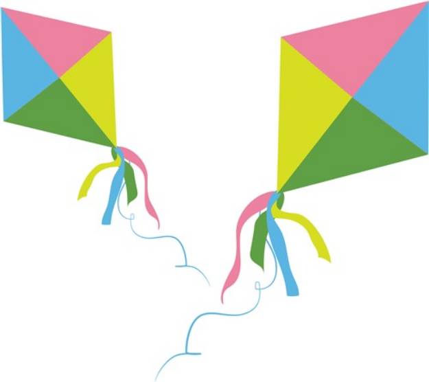 Picture of Colorful Kites SVG File