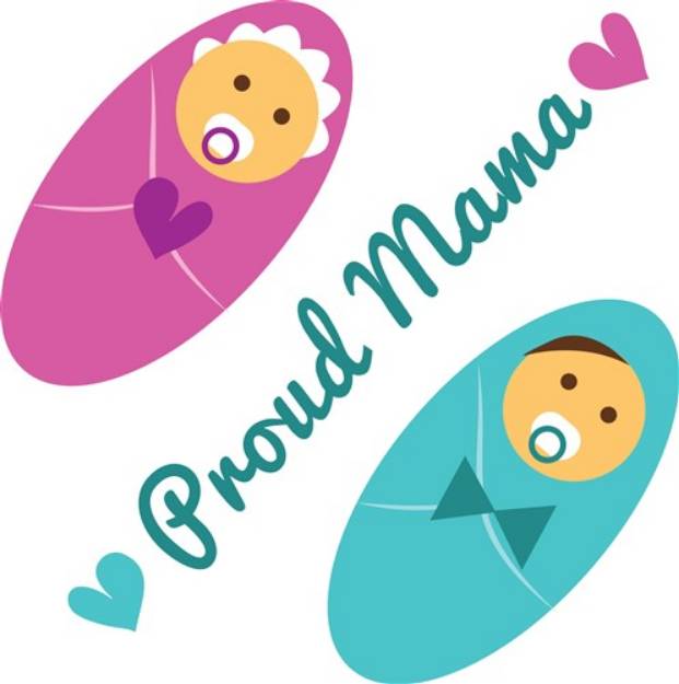 Picture of Proud Mama SVG File