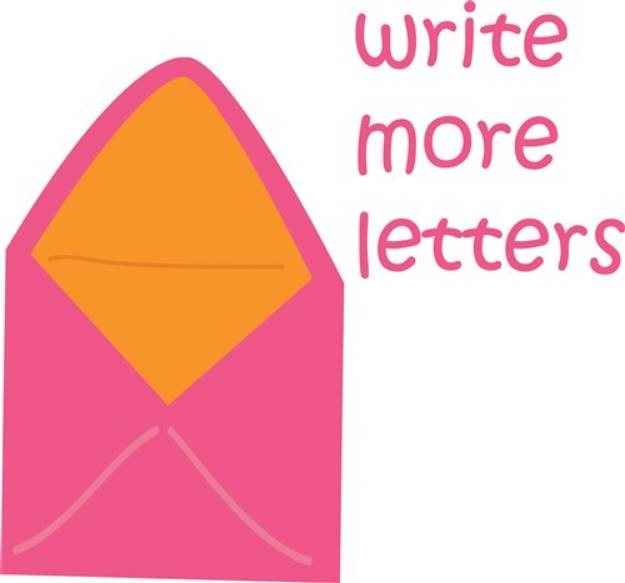 Picture of Write Letters SVG File
