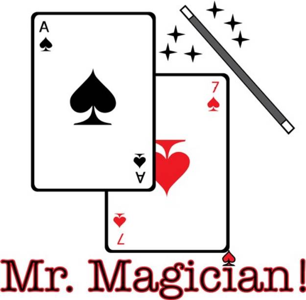 Picture of Mr Magician SVG File