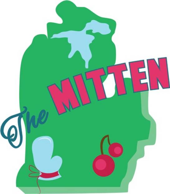 Picture of The Mitten SVG File